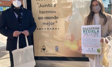 MENOS BOLSAS, MÁS VIDAS “JUNTOS HACEMOS UN MUNDO MEJOR” El AYUNTAMIENTO DE MAZARRÓN TRABAJA POR EL BIENESTAR DE UN MUNICIPIO SANO, SALUDABLE Y SOSTENIBLE