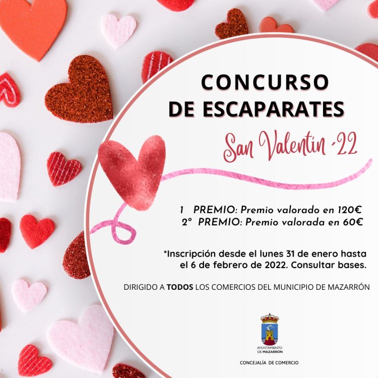 PARTICIPA EN EL CONCURSO DE DECORACIÓN DE ESCAPARATES DE SAN VALENTÍN 2022