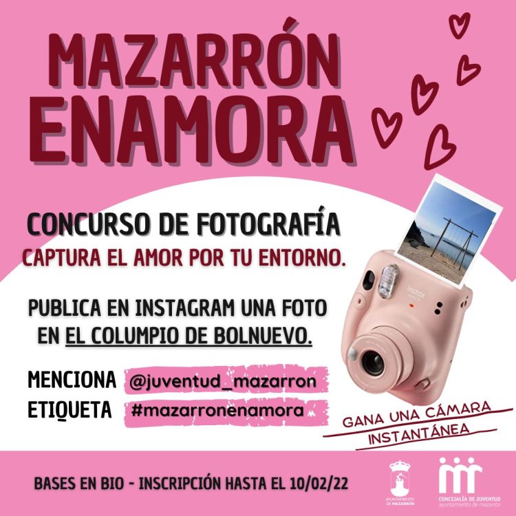 MAZARRÓN ENAMORA 2022 CONCURSO DE FOTOGRAFÍA: CAPTURA EL AMOR POR TU ENTORNO