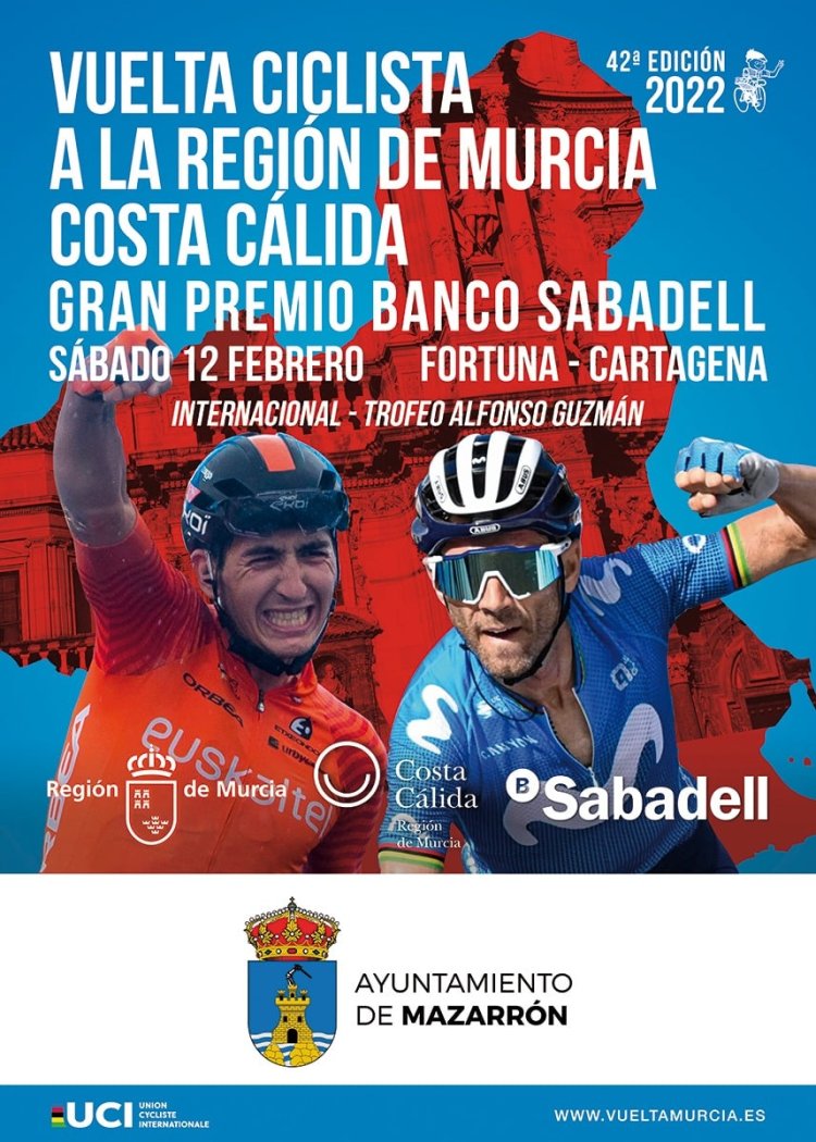 SIGUE LA VUELTA CICLISTA A LA REGIÓN DE MURCIA "COSTA CÁLIDA" EL PRÓXIMO 12 DE FEBRERO