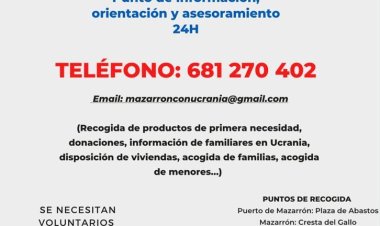 MAZARRÓN CON UCRANIA ¿CÓMO PODEMOS AYUDAR?
