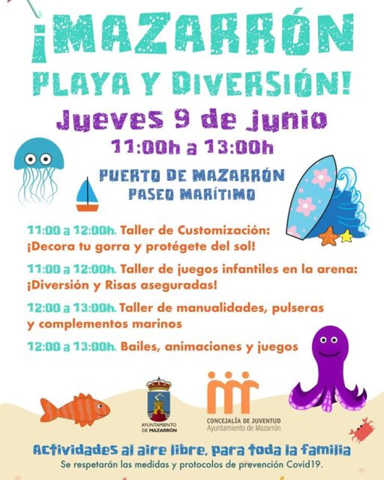 ¡MAZARRÓN PLAYA Y DIVERSIÓN!