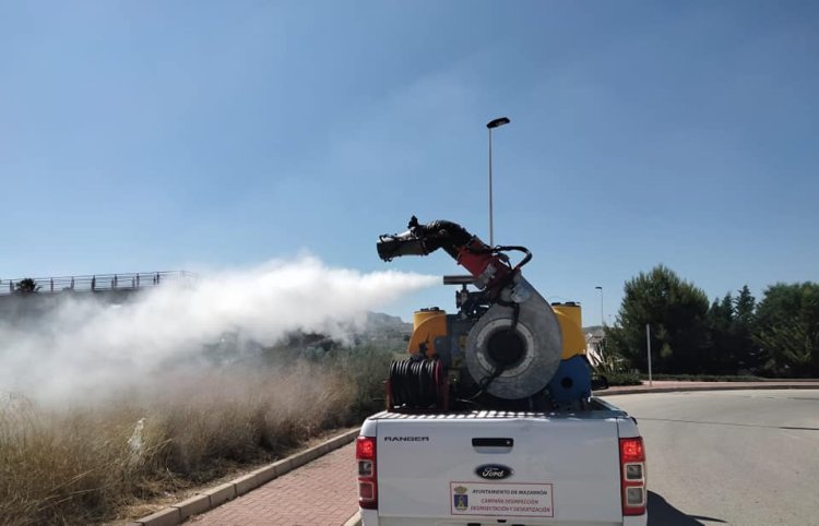 EL AYUNTAMIENTO DE MAZARRÓN CONTINÚA REALIZANDO TRATAMIENTOS DE FUMIGACIÓN POR TODO EL MUNICIPIO PARA ACABAR CON LA PROLIFERACIÓN DE MOSQUITOS.