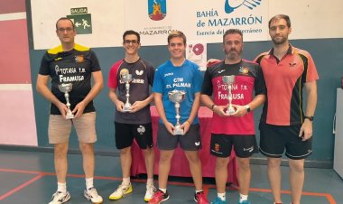 V CONCENTRACIÓN TENIS DE MESA PLAYAS DE MAZARRÓN" Y "OPEN TENIS DE MESA PLAYAS DE MAZARRÓN"