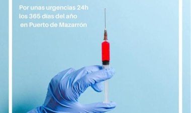 POR UNAS URGENCIAS 24H 365 DÍAS DEL AÑO EN PUERTO DE MAZARRÓN ¡Te esperamos!
