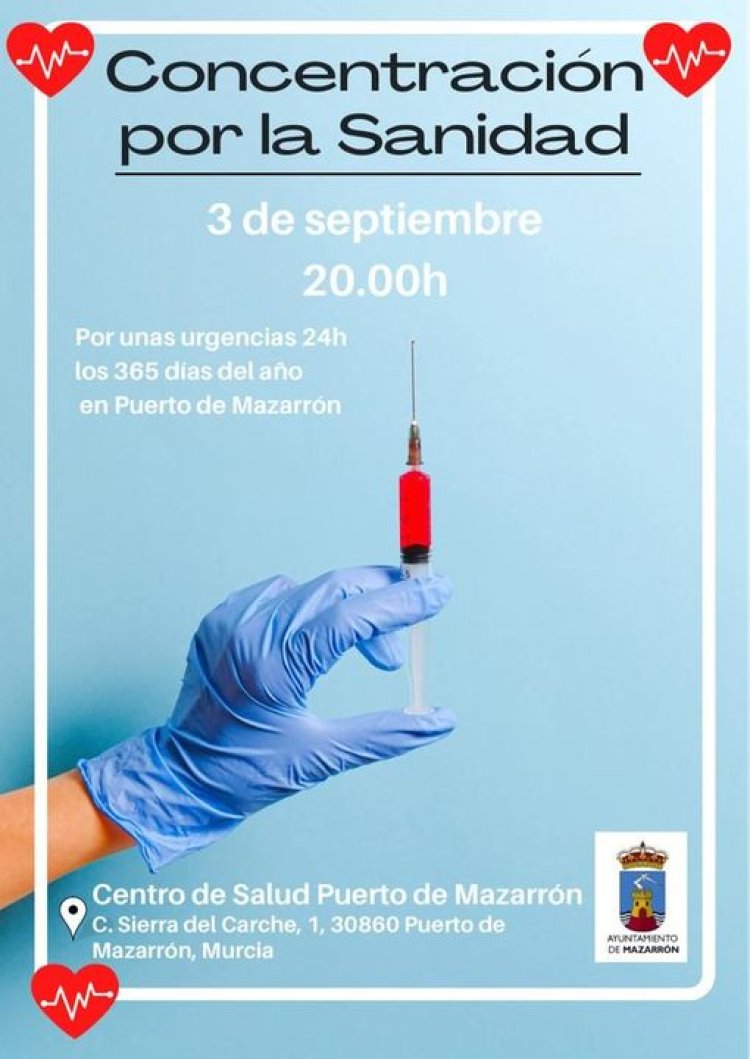 POR UNAS URGENCIAS 24H 365 DÍAS DEL AÑO EN PUERTO DE MAZARRÓN ¡Te esperamos!