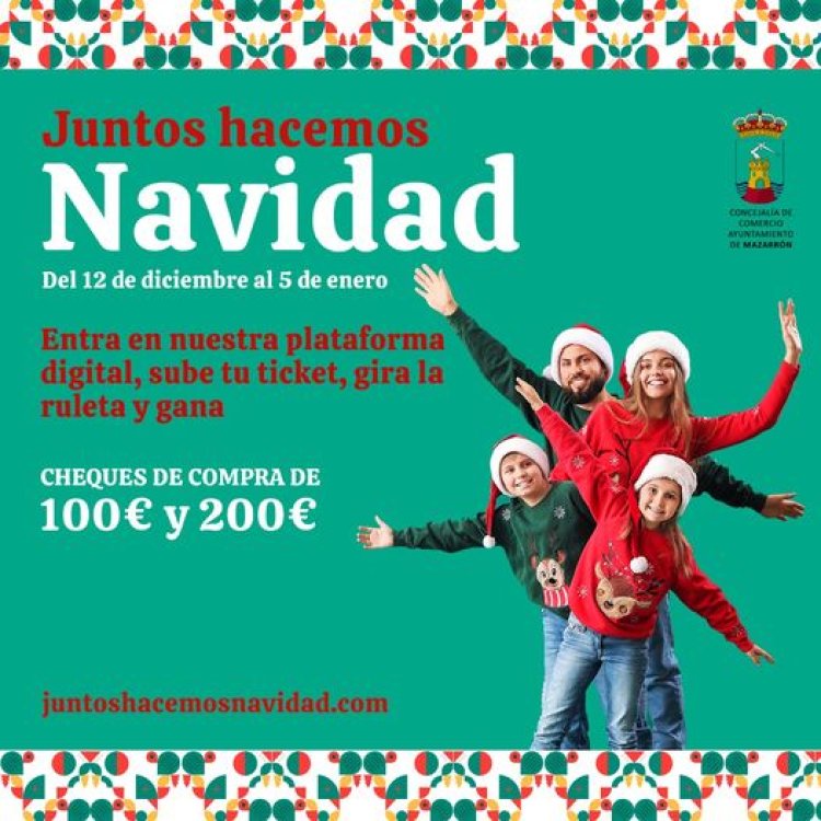 MAZARRON: Esperamos que Papá Noel te haya traído muchos regalos.