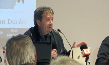 El mazarronero JUAN DURÁN PRESENTÓ 'LA LIBERTAD DE LAS CENIZAS'