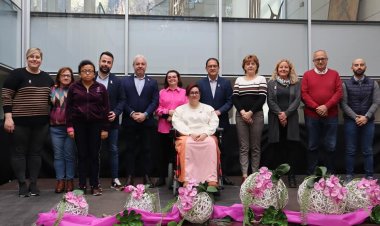 Con motivo del 8M, Mazarrón ha conmemorado junto a los usuarios del Centro de Día de Personas con Discapacidad Intelectual el Día Internacional de la Mujer