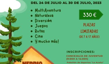MAZARRON: JUVENTUD I Vuelve el Campamento de verano a las Nogueras de Nerpio!
