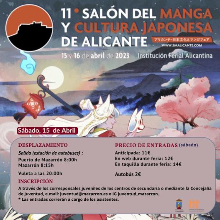 ¿QUIERES IR AL SALÓN DEL MANGA Y CULTURA JAPONESA DE ALICANTE?