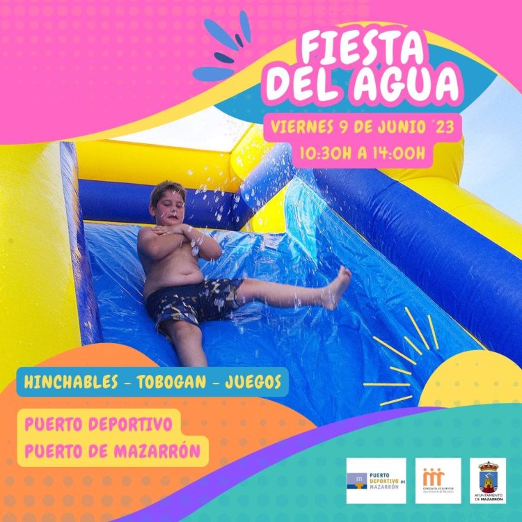 PUERTO DE MAZARRON: IFIESTA DEL AGUA. Próximo 9 de junio, en el Puerto Deportivo de Puerto de Mazarrón