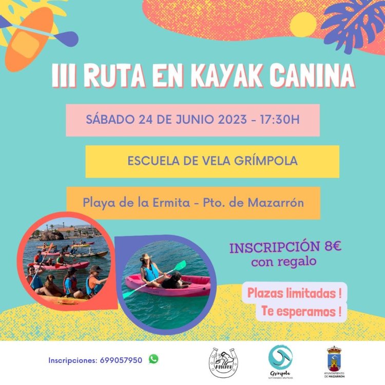 III RUTA EN KAYAK CANINA A BENEFICIO DE APROAMA