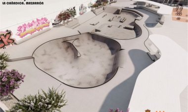 El Alcalde de Mazarrón, Ginés Campillo,  ha firmado con la adjudicataria Zima Desarrollos Integrales la  construcción del Parque de Deportes Urbanos junto al Pabellón de Deportes 'La Cañadica'