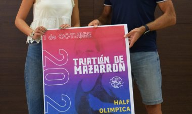 Todo preparado para el primer Triatlón Olímpico, Half y Aquabike de Mazarrón