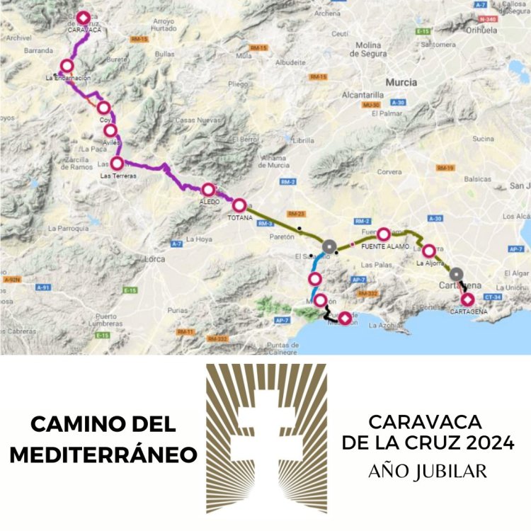 El Ayuntamiento y el ITREM acuerdan crear el Camino del Mediterráneo hacía  Caravaca de la Cruz.