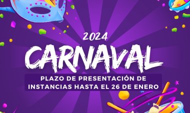 Abierta la convocatoria para participar en el espectacular "Carnaval 2024" de Mazarrón.