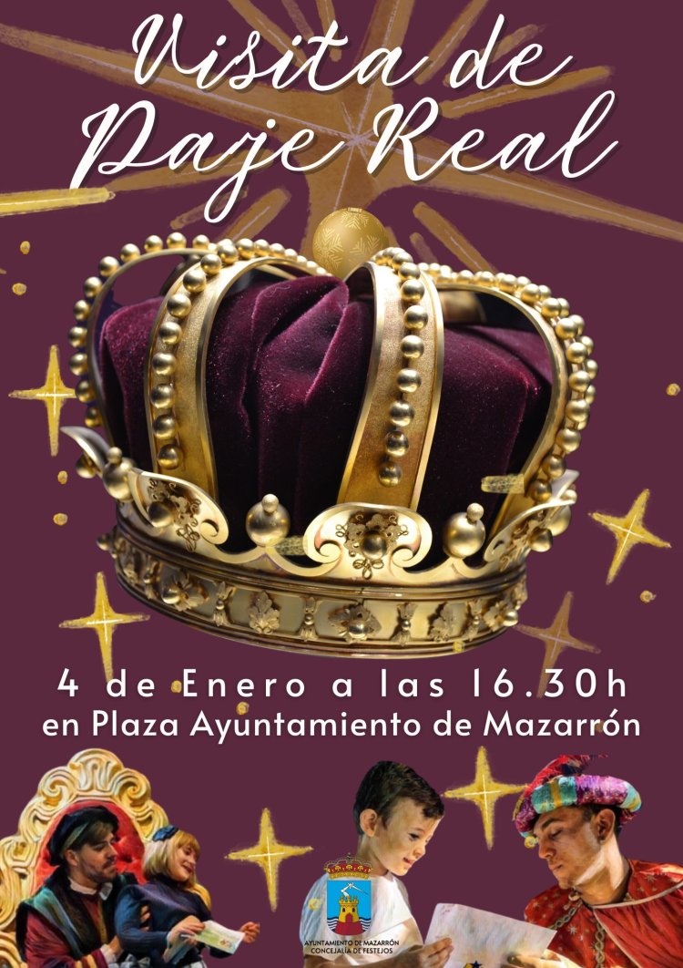 Vuelve la Magia este 4 de enero visita del Paje Real y el día 5 Gran Cabalgata de Reyes.