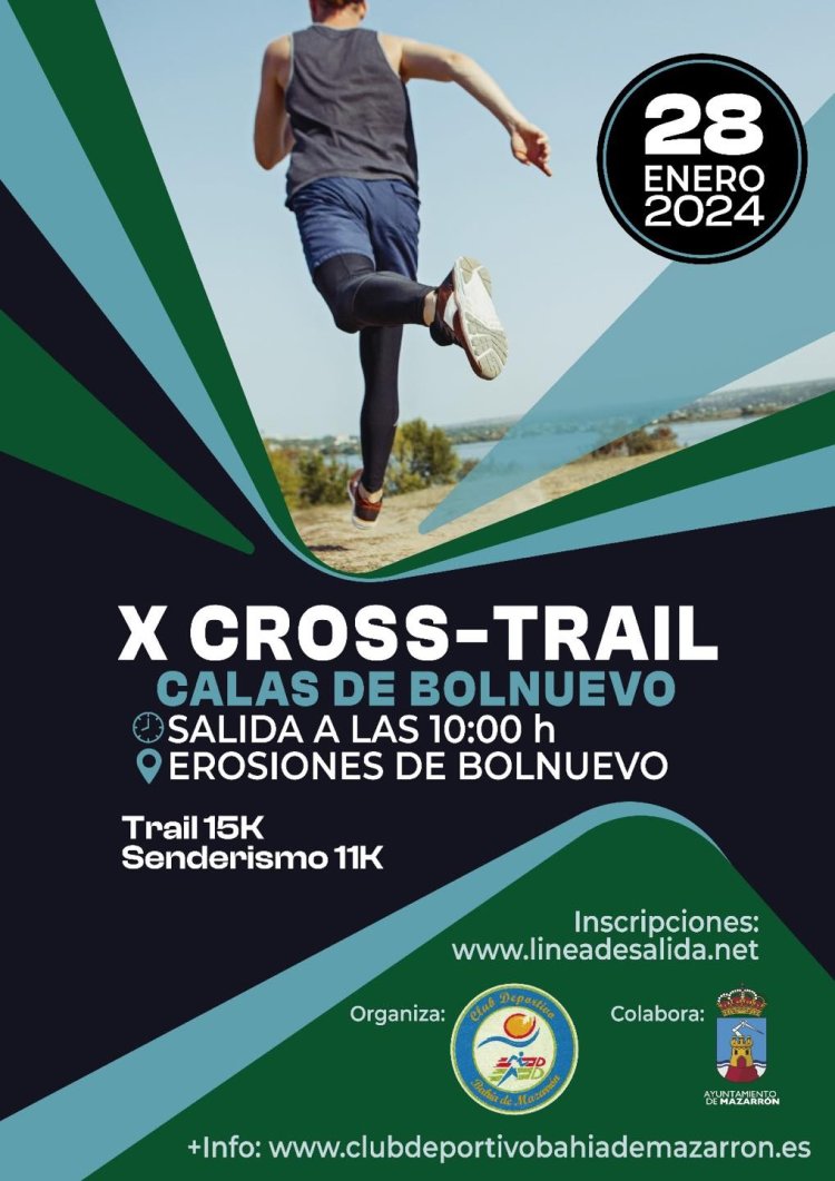 Prepárate para el X Cross - Trail Calas de Bolnuevo.