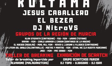DMCK JAM FESTIVAL en Mazarrón: break dance, grafiti y rap este sábado 2 de marzo en el pabellón La Cañadica