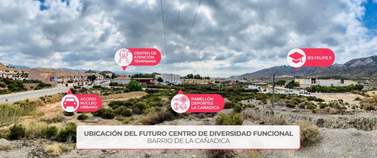 Más de 8.000 metros cuadrados para la construcción del futuro Centro de Personas con Discapacidad en La Cañadica