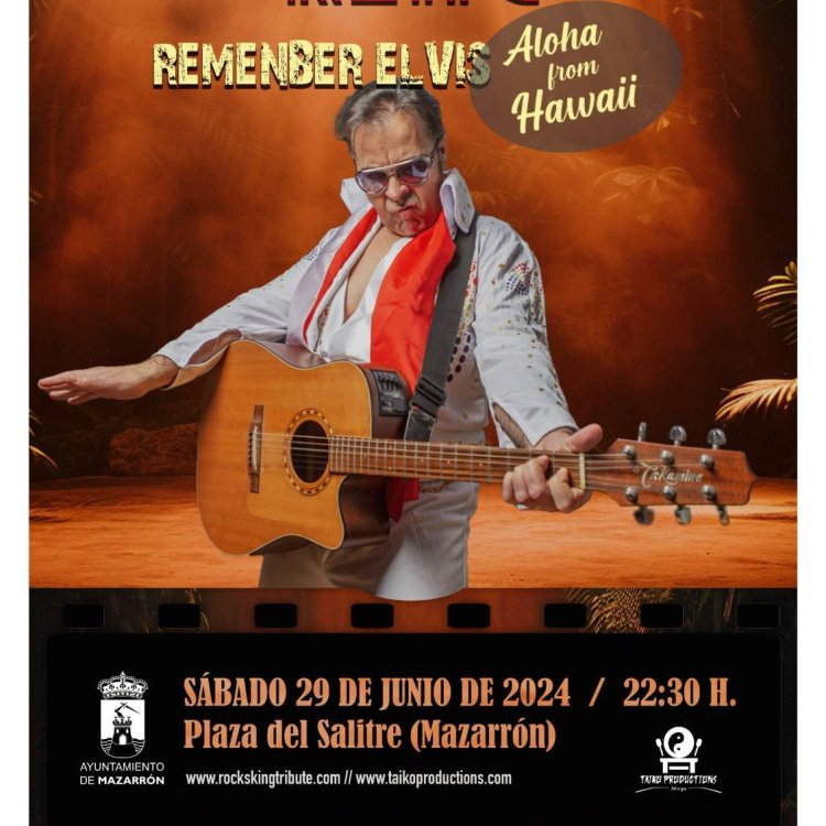 El alcalde @gines_campillo, junto con el concejal de Cultura, @jorgeduran18,  ha anunciado la colaboración con Rock's King Tribute para la realización de un espectacular concierto homenaje a Elvis Presley.