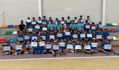 Gran cierre del IV Campus Bala Azul este verano, en el que más de 60 niños disfrutaron de 15 días llenos de deporte y aprendizaje