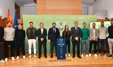 López Miras, durante el sorteo de la Copa de España que acoge Murcia en marzo: "El fútbol sala ya forma parte del ADN de la Región"