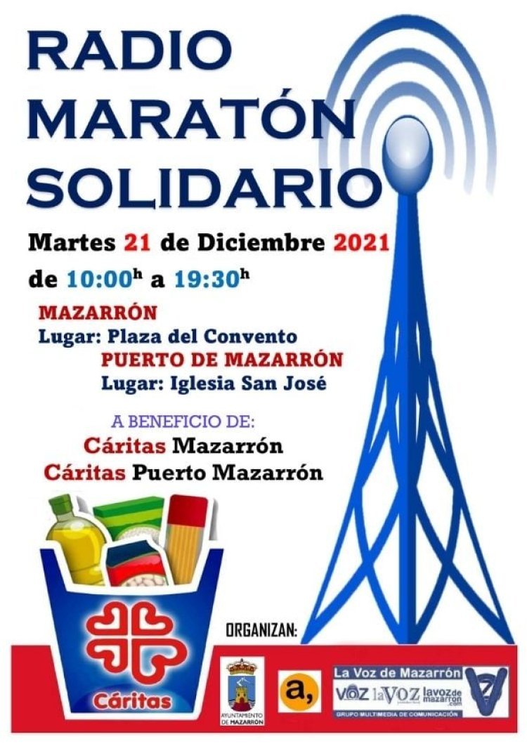 RADIO MARATÓN SOLIDARIO A BENEFICIO DE CÁRITAS