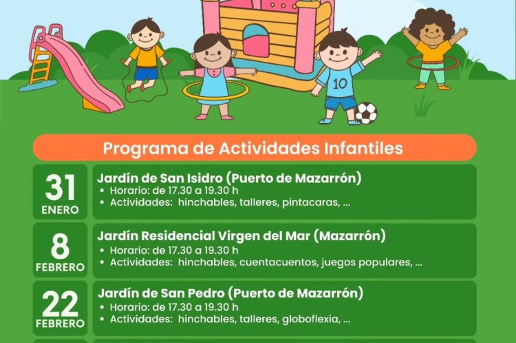 RUEDA DE PRENSA: El alcalde @gines_campilloy el concejal de Parques y Jardines @tomasure21 han presentado el Programa de Actividades Infantiles con motivo de la renovación de 10 parques en nuestro municipio