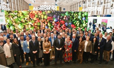 López Miras destaca a la Región como "principal potencia agroalimentaria" de Fruit Logística con 3.500 millones de euros en exportaciones