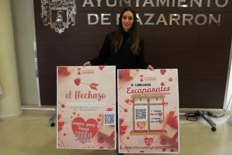 Rueda de Prensa: Hoy, la concejal de Comercio y Consumo, Silvia García, ha presentado la nueva edición de la campaña de San Valentín "El Flechazo", ¡y  tu comercio puede formar parte de ella!