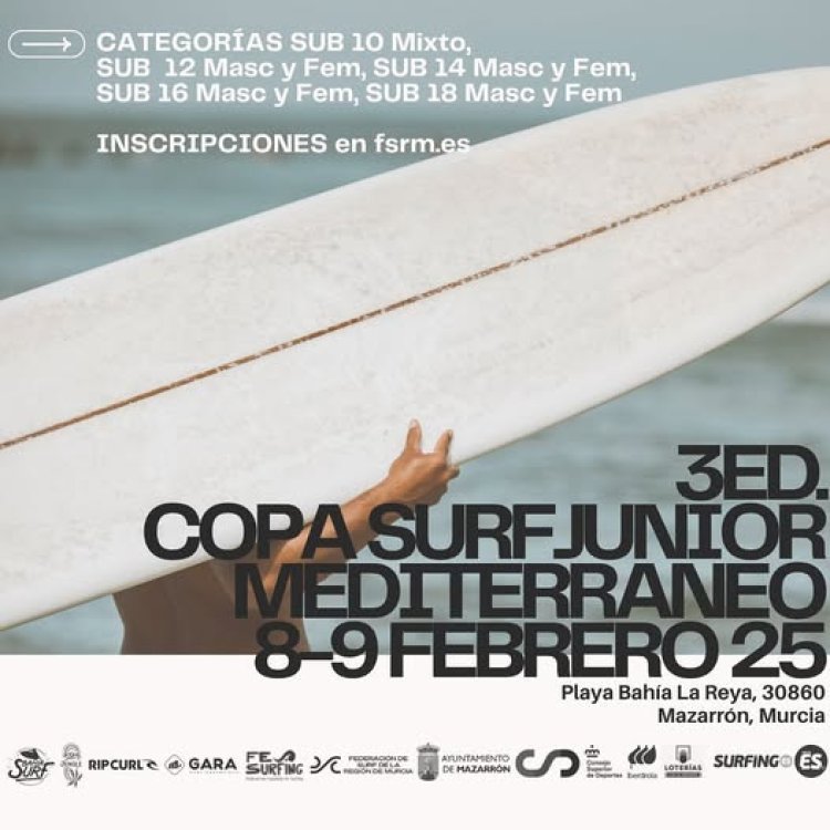 Arranca el circuito de la Copa Surf Mediterránea Junior 2025