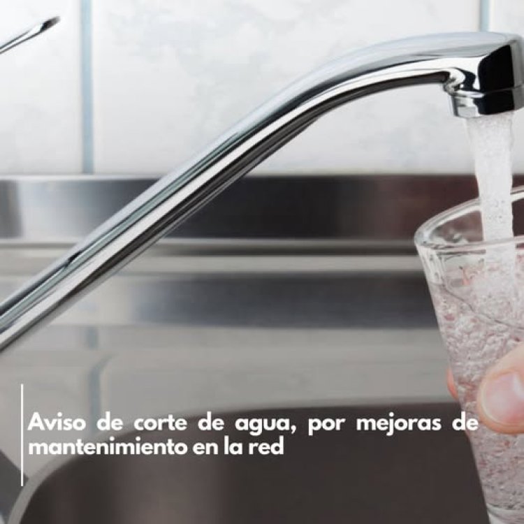 ¡Aviso Importante!  Corte temporal de agua en Mazarrón