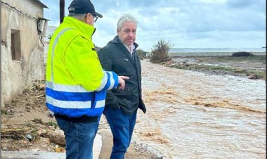 El alcalde, Ginés Campillo, reclama mayor inversión en infraestructuras hídricas, tras los daños causados en las últimas lluvias