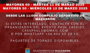Presentado el Torneo Internacional de Fútbol Andando  para mayores de 50 y 60 años.