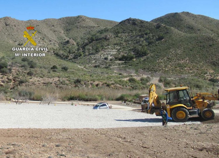 La Guardia Civil investiga a tres vecinos de Mazarrón por construir en terreno catalogado de especial protección