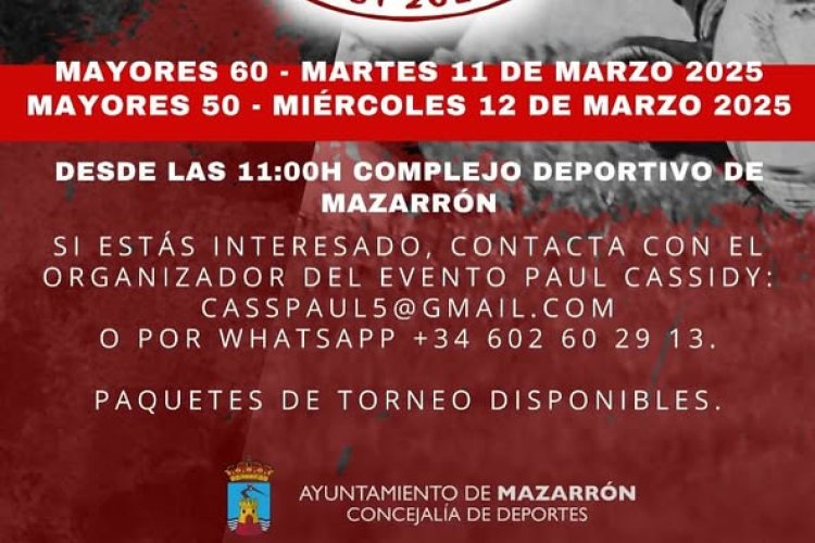 Presentado el Torneo Internacional de Fútbol Andando  para mayores de 50 y 60 años.