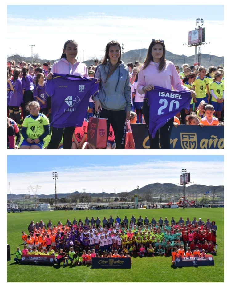 La empresa de Mazarrón,  Limais se convierte en el patrocinador de la Talent Cup femenina en las categorías prebenjamín, benjamín y alevín,