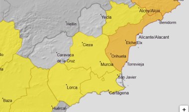 Meteorología actualiza los avisos en la Región de Murcia para este día 23 de mayo