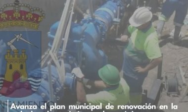 Avanza el plan municipal de renovación de la red de abastecimiento en Mazarrón.