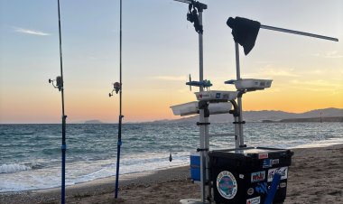El pasado sábado se celebró en agua de la playa de Bolnuevo en horario de 21h a 02h, el quinto social de la temporada 2025 del Club de Pesca Puerto de  Mazarron.