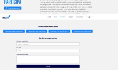 El Gobierno regional impulsa el futuro del comercio minorista con un plan participativo a través de una nueva plataforma digital