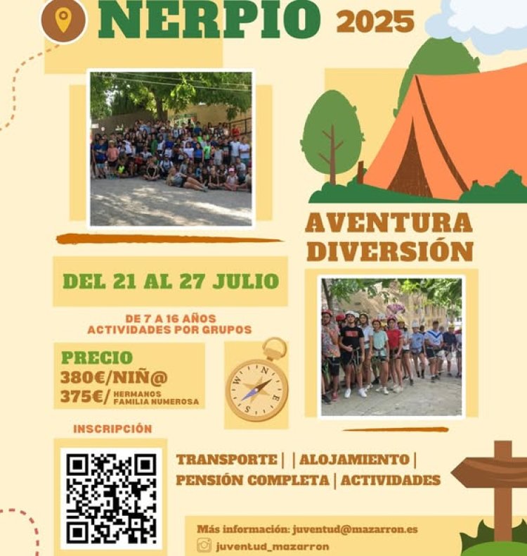¡Vuelve el Campamento de Verano a Nerpio!