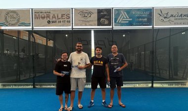 Finaliza el torneo de pádel Wellcome Summer, celebrado durante el pasado fin de semana en las instalaciones del colegio Ginés García, y la sede del Club D’Pádel Mazarrón.