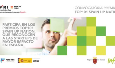 La Región acogerá la gala de entrega de los premios 'Top101 Spain Up Nation' al mejor emprendimiento innovador de España