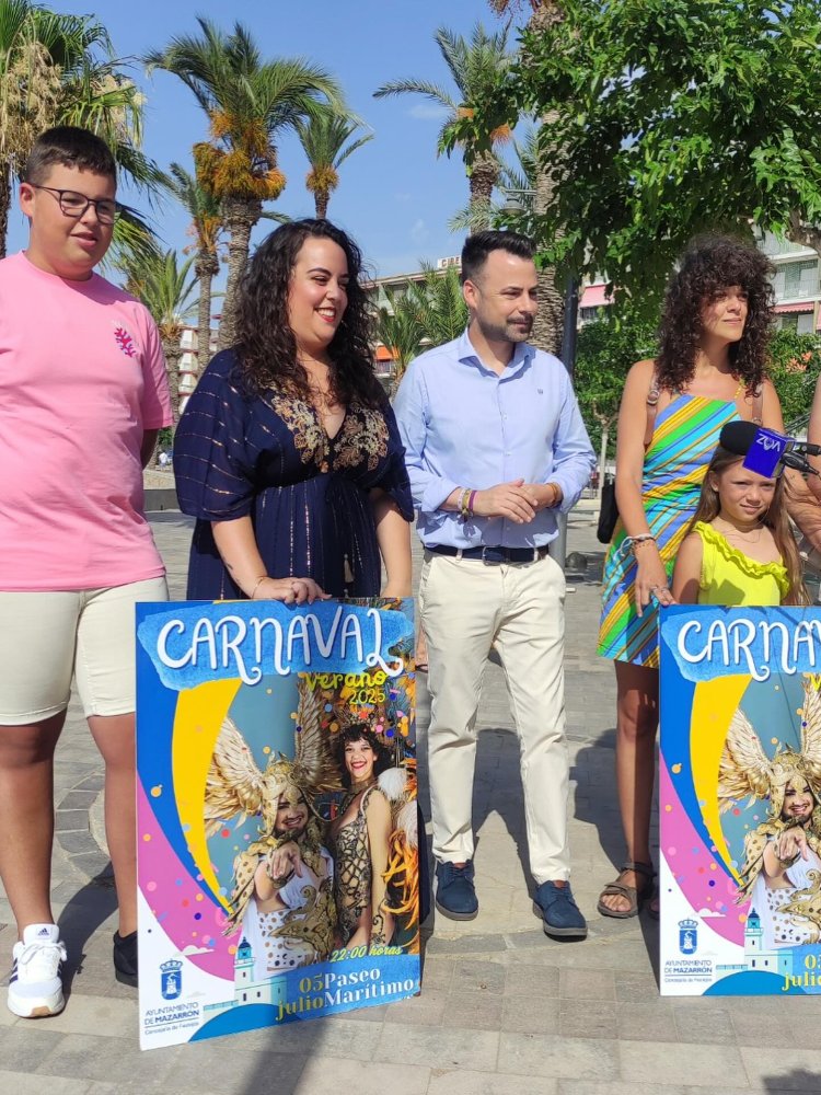 CARNAVAL DE VERANO | El Sábado 5 de julio, a las 22:00h, el Paseo Marítimo de Puerto de Mazarrón se convertirá en el escenario de un desfile único que contará con 20 comparsas: