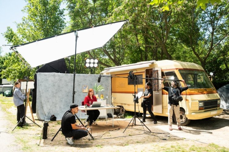 Mazarrón acogió durante más de dos semanas el rodaje de la miniserie de Netflix 'Toda la verdad sobre mis mentiras'