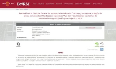 Últimos días para que los ayuntamientos se adhieran y los artistas plásticos presenten sus proyectos al Plan de Espacios Expositivos