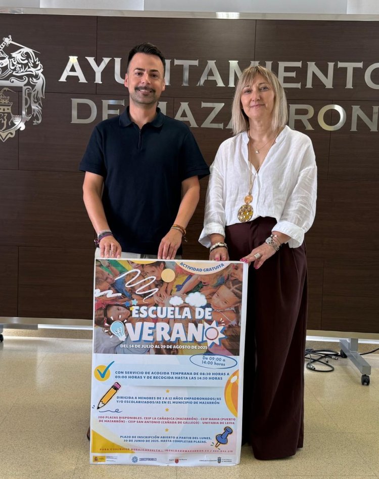 ¡Inscripciones abiertas para la Escuela de Verano Mazarrón 2025!